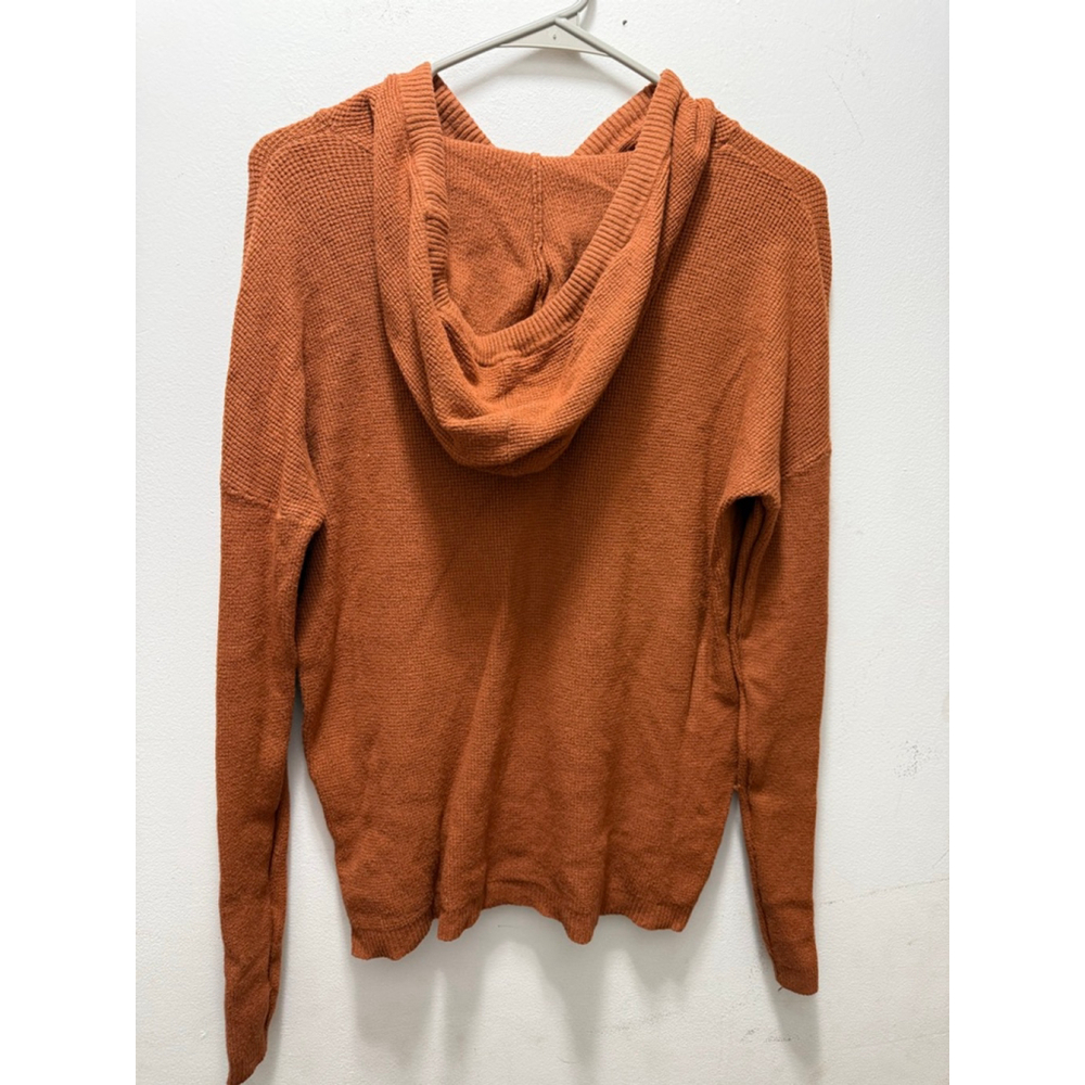 Women's Cyrus Rust Knit Hoodie Size M - Picture 3 of 3